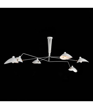 SL305.502.06 Люстра потолочная ST-Luce Белый/Белый E27 5*60W SPRUZZO-foto13