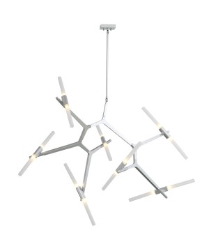 SL947.102.14 Люстра потолочная ST-Luce Серебристый/Белый G9 14*5W LACONICITA-foto13