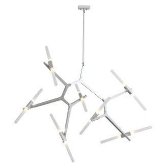 SL947.102.14 Люстра потолочная ST-Luce Серебристый/Белый G9 14*5W LACONICITA-foto13