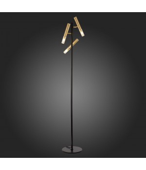 SL1236.405.03 Торшер ST-Luce Черный/Коньячный, Золотистый G9 3*5W ECLIP-foto4