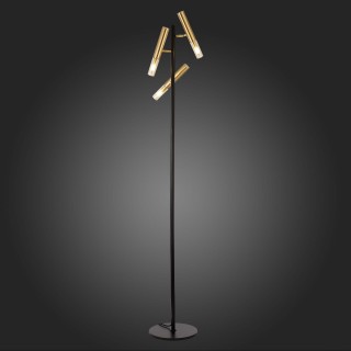 SL1236.405.03 Торшер ST-Luce Черный/Коньячный, Золотистый G9 3*5W ECLIP-foto4