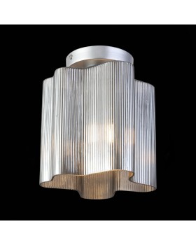 SL117.702.01 Светильник потолочный ST-Luce Серебристый/Дымчатый E27 1*60W ONDE-foto3