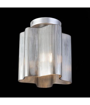 SL117.702.01 Светильник потолочный ST-Luce Серебристый/Дымчатый E27 1*60W ONDE-foto3
