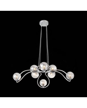 SL1502.103.08 Светильник подвесной ST-Luce Хром/Дымчатый G9 8*5W LEGATEZZA-foto12