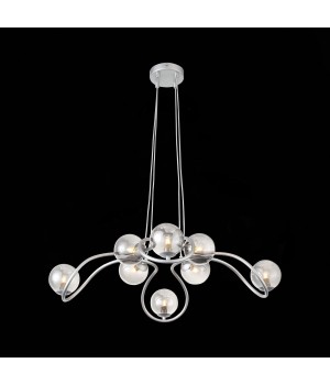 SL1502.103.08 Светильник подвесной ST-Luce Хром/Дымчатый G9 8*5W LEGATEZZA-foto12