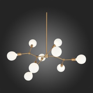 SL413.212.09 Люстра потолочная ST-Luce Латунь E27 9*40W TAVERE-foto6