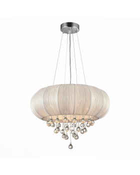 SL350.053.05 Люстра подвесная ST-Luce Хром/Белый, Прозрачный E14 5*40W PREFERITA-foto2