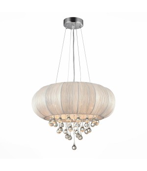 SL350.053.05 Люстра подвесная ST-Luce Хром/Белый, Прозрачный E14 5*40W PREFERITA-foto2