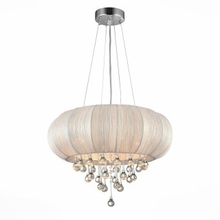 SL350.053.05 Люстра подвесная ST-Luce Хром/Белый, Прозрачный E14 5*40W PREFERITA-foto2