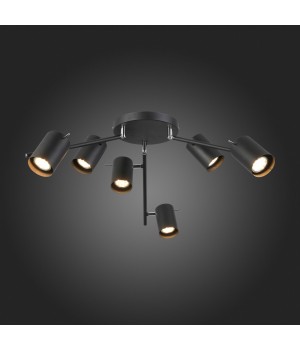 SL597.402.06 Светильник потолочный ST-Luce Черный/Черный GU10 6*3W FANALE-foto5