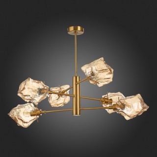 SL1175.302.06 Люстра потолочная ST-Luce латунь/янтарный E14 6*40W Portici-foto8