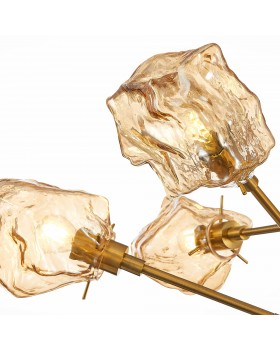 SL1175.302.06 Люстра потолочная ST-Luce латунь/янтарный E14 6*40W Portici-foto3