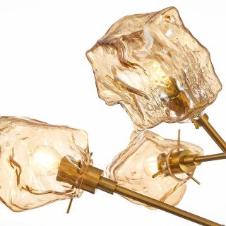 SL1175.302.06 Люстра потолочная ST-Luce латунь/янтарный E14 6*40W Portici-foto3