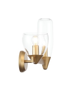 SL1119.201.02 Светильник настенный ST-Luce Золотистый/Прозрачный E14 2*40W TENERESA-foto2