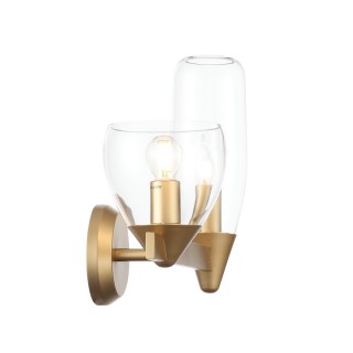 SL1119.201.02 Светильник настенный ST-Luce Золотистый/Прозрачный E14 2*40W TENERESA-foto2