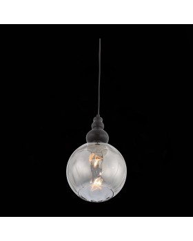 SL374.413.01 Подвес ST-Luce Черный/Дымчатый E27 1*40W BACINETO-foto5