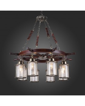 SL150.303.08 Люстра подвесная ST-Luce Бронза, коричневый/Прозрачный с эфектом трещин E27 8*40W VOLANTINO-foto5