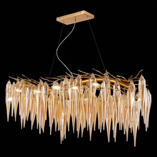 SL1653.203.12 Люстра подвесная ST-Luce Золотистый/Золотистый E14 12*40W SIENA-foto5