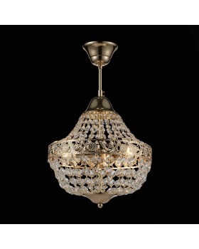 SL669.203.03 Люстра подвесная ST-Luce Французское золото/Прозрачный E14 3*40W ANTICATO-foto2