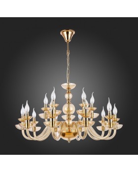 SL1758.203.15 Люстра подвесная ST-Luce Золотистый, Шампань E14 15*40W CENELA-foto8