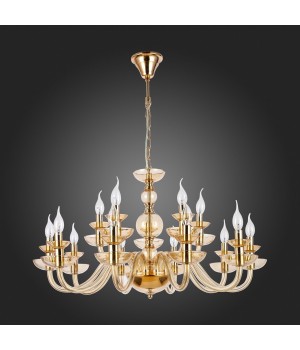 SL1758.203.15 Люстра подвесная ST-Luce Золотистый, Шампань E14 15*40W CENELA-foto8