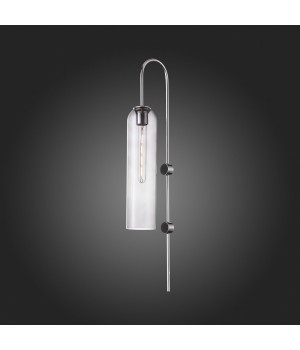 SL1145.141.01 Светильник настенный ST-Luce Хром/Дымчатый E27 1*60W CALLANA-foto7