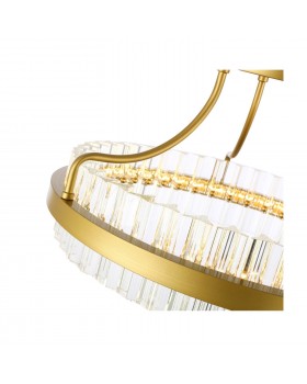 SL383.202.01 Светильник потолочный ST-Luce Матовое золото/Прозрачный LED 1*34W 3000K CHERIO-foto3