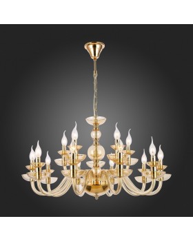 SL1758.203.15 Люстра подвесная ST-Luce Золотистый, Шампань E14 15*40W CENELA-foto7