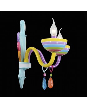 SL672.781.02 Бра ST-Luce Разноцветный/Разноцветный E14 2*40W ORNATO-foto6