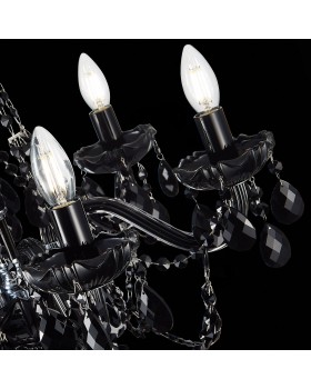 SL642.403.06 Люстра подвесная ST-Luce Черный, Хром/Черный E14 6*40W ODILIA-foto6