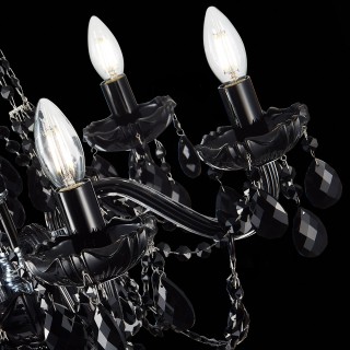 SL642.403.06 Люстра подвесная ST-Luce Черный, Хром/Черный E14 6*40W ODILIA-foto6