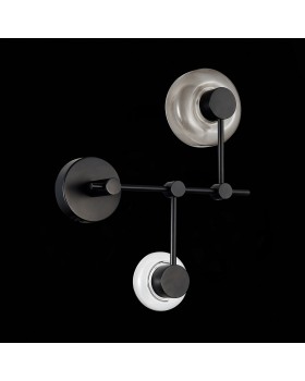 SL6005.401.02 Светильник настенный ST-Luce Черный/Дымчатый, Прозрачный LED 2*3W 3000K Vallo-foto4