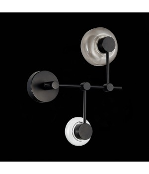 SL6005.401.02 Светильник настенный ST-Luce Черный/Дымчатый, Прозрачный LED 2*3W 3000K Vallo-foto4