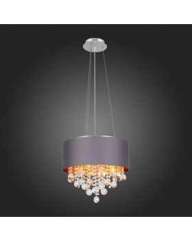 SL1350.703.04 Светильник подвесной ST-Luce Хром/Серый, Золотистый, Прозрачный E14 4*40W LACCHIA-foto5