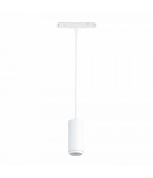 ST357.533.06 Магнитный трековый светильник подвесной ZOOM белый LED 1*6W 3000K 667Lm Ra>80 10-60° IP20 D60xH120 48V ZIRO-foto3