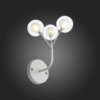 SL376.501.03 Бра ST-Luce Белый/Белый,Прозрачный G4 LED 3*2W DEMELE-foto8