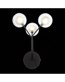 SL376.401.03 Бра ST-Luce Черный/Прозрачный, Белый G4 LED 3*2W - DEMELE-foto6