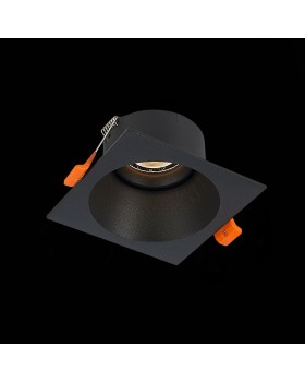 ST207.418.01 Св-к встр. Мат. черный GU10 1*50W L103xW103xH52 220V Без ламп GROSI-foto8