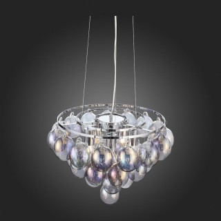 SL432.703.05 Люстра подвесная ST-Luce Хром/Перламутровый E27 5*60W SOSPIRO-foto15