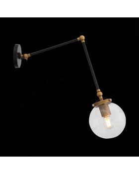 SL234.421.01 Бра ST-Luce Черный, Золото/Прозрачный E27 1*40W VARIETA-foto4