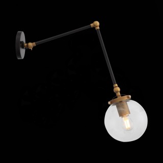 SL234.421.01 Бра ST-Luce Черный, Золото/Прозрачный E27 1*40W VARIETA-foto4