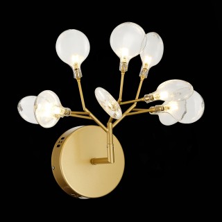 SL411.201.09 Бра ST-Luce Золотистый/Прозрачный G4 9*1,5W RICCARDO-foto4