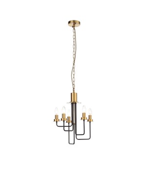 SL336.303.05 Люстра подвесная ST-Luce Коричневый, Бронза/Бежевый E14 5*60W DELAVERA-foto21