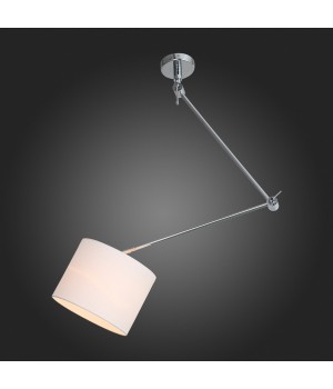 SL460.102.01 Светильник потолочный ST-Luce Хром/Белый E27 1*60W (из 2-х коробок) MARCIA-foto8