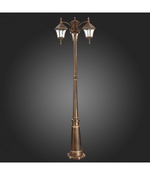 SL082.205.03 Светильник уличный наземный ST-Luce Бронза/Бронза, Прозрачный E27 3*60W DOMENICO-foto4