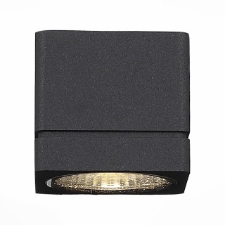 SL563.401.01 Светильник уличный настенный ST-Luce Черный/Прозрачный LED 1*8W 3000K COCTOBUS-foto2