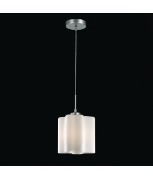 SL116.503.01 Светильник подвесной ST-Luce Серебристый/Белый E27 1*60W ONDE-foto4
