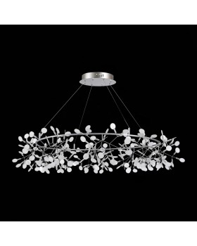 SL379.103.216 Люстра подвесная ST-Luce Серебристый/Белый LED 216*0,5W 3500K RAFINA-foto8