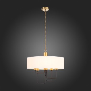 SL336.303.05 Люстра подвесная ST-Luce Коричневый, Бронза/Бежевый E14 5*60W DELAVERA-foto6