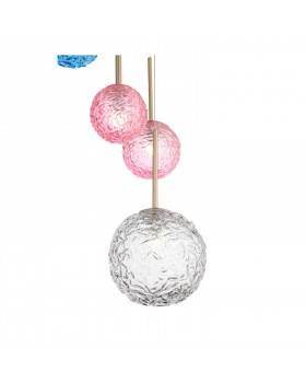 SL1152.253.08 Светильник подвесной ST-Luce Золотистый/Разноцветный G9 8*5W ARCOBALINO-foto20